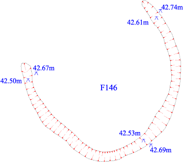 post excavation plan of ring ditch