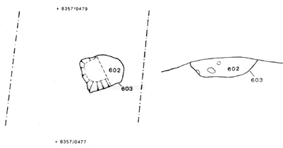 feature 603 plan and section