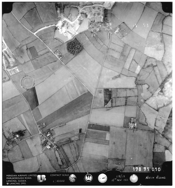 henges, linear features, tracks, field drains