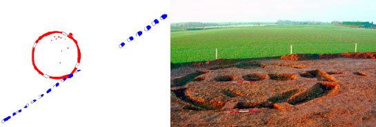 barrows and pit alignments