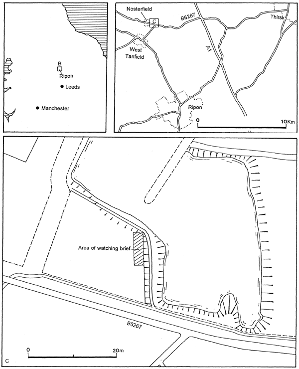 figure 1, location of watching brief