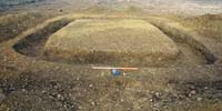 Post excavation shot of square barrowPost excavation shot of square barrowPost excavation shot of square barrow