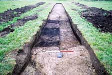 Peat filled channel 
