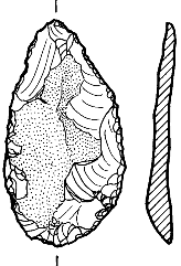 Figure 2. Gracile teardrop shaped end and edge scraper