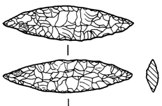 Figure 13. Leaf shaped bifacially worked point
