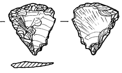Figure 14. Possible chisel ended arrowhead
