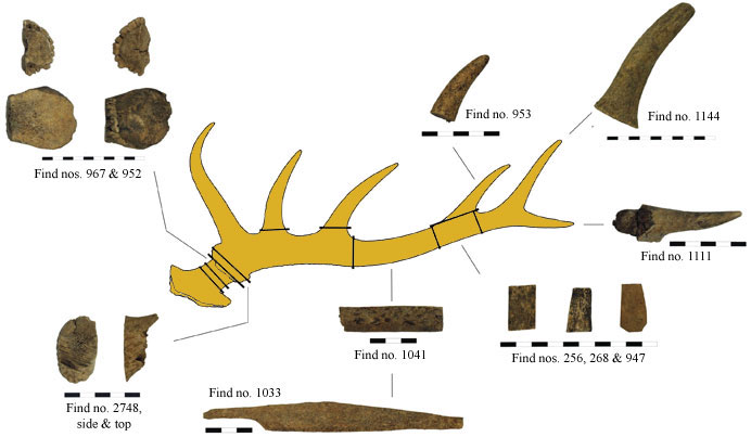 Figure 1 - antler working