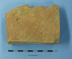tally marks on roman brick fragment