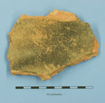 smoke-blackened ridge tile