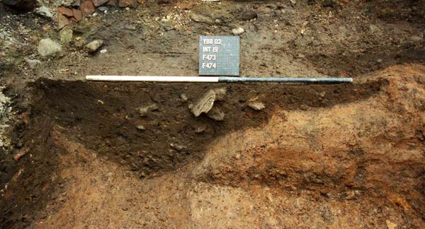 F474B post-excavation