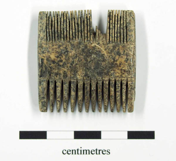Elephant ivory comb