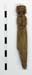 Carved bone knife handle