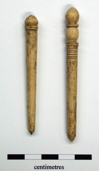 Bone styli and parchment pricker from F198B