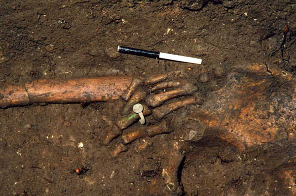 Inhumation 139 ring detail