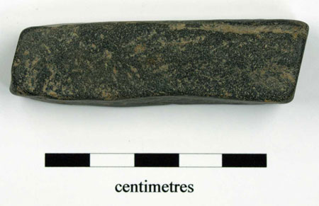 Small rectangular whetstone. 63 x 18 x 13mm