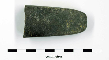 Fragment of oblong whetstone. 67 x 34 x 24mm
