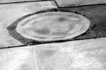 The Thornborough cursus beneath the central henge (CUCAP VX10).